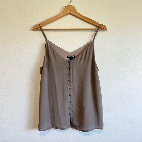 Frank & Oak Tops - NWT Frank and Oak Silk Blend Button-Accented Tank Top | Size Medium